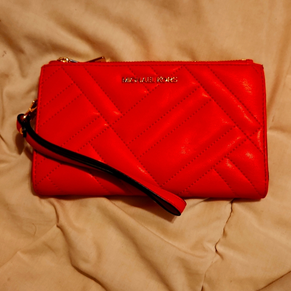 Michael Kors Quilted Double Zip